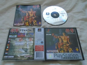 Tekken 1 original PS1 (COMPLETE) rare Sony PlayStation platinum classic fighting - Picture 1 of 2