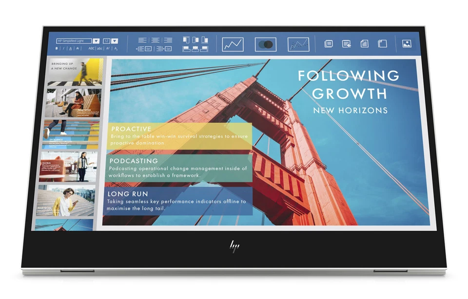 HP E14 G4 14" FHD IPS LED Portable Monitor - Silver - Image 1 of 1
