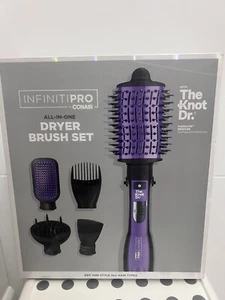Infinity Pro By Conair With The knot DR. Dryer Brush Set ALL IN ONE 5 Attachment - Picture 1 of 3