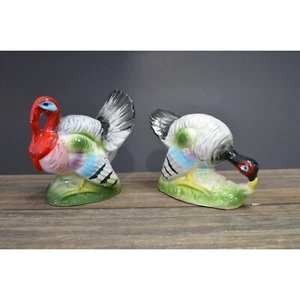 Salero pimentero pavo acción de gracias de colección cerámica vacaciones familiares - Imagen 1 de 11