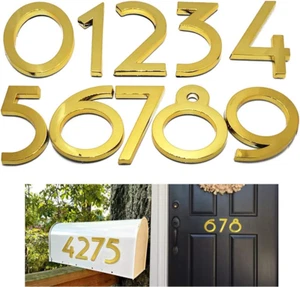Diggoo 10 Pack Mailbox Numbers 0-9, 2 Inch High, Door Address Numbers Stickers f - Picture 1 of 12