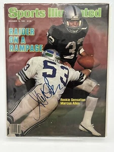 Marcus Allen Sports Illustrated - December 13, 1982 Raiders HOF IP AUTO VGC! - Picture 1 of 5