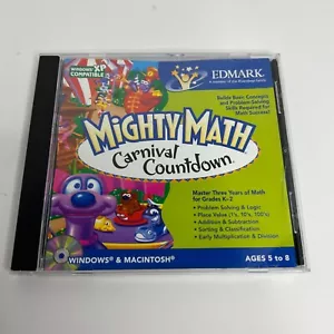 Edmark Mighty Math Carnival Countdown Math CD-ROM Game - K - 2nd Grade - Picture 1 of 3
