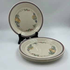 NEW Corelle ABUNDANCE Luncheon Salad Dessert Plates 8.5 Inch Fruit Lot of 4 - Picture 1 of 7