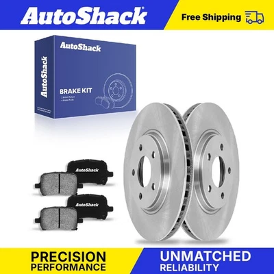 Front Brake Rotors Ceramic Pads for Chevy Malibu Pontiac G6 G5 Saturn Aura - Imagem 1 de 4