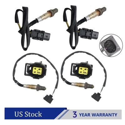 4 件氧气 02 传感器向上+向下适用于梅赛德斯-奔驰 C230 C300 Slk300 Gl450 Cl550 E550 — 第 1/4 张图片