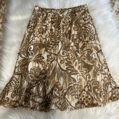 Pendelton 100% Silk Petite Skirt Sz 6P - Image 1 of 4