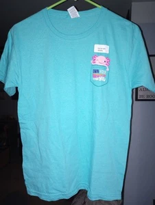 2024 Girl Scout Cookie Reward Axolotl T-Shirt, Own Your Magic - Youth Large - Bild 1 von 3