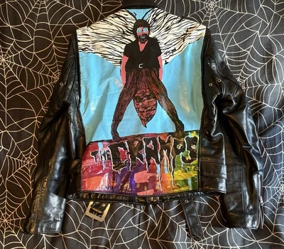 Schott Perfecto 42 613h 马皮 定制 着色 The Cramps Punk Psychobilly — 第 1/4 张图片