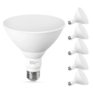 Soft White PAR38 LED Flood Light Bulbs Outdoor, 3000K Warm Glow, 13W, 100W Eq... - Picture 1 of 7