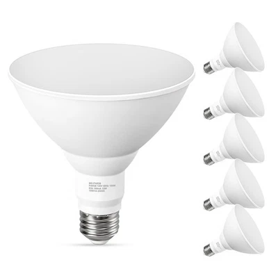 Soft White PAR38 LED Flood Light Bulbs Outdoor, 3000K Warm Glow, 13W, 100W Eq... - Image 1 of 4