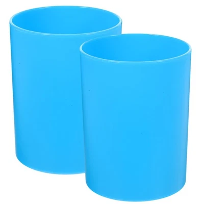  2Pcs Desk Pen Holder Simple Pencil Organizer Pen Storage Bucket Large Pen - Image 1 of 4