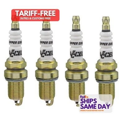 Accel ACL0786-4 14 mm Thread Gasket Seat Spark Plug Pack of 4 Performance Parts - Image 1 of 4