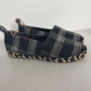 Proenza Schouler Plaid Felt Espadrille Flats Size 40 (US 9.5 ) - Retail $450 - Picture 1 of 12