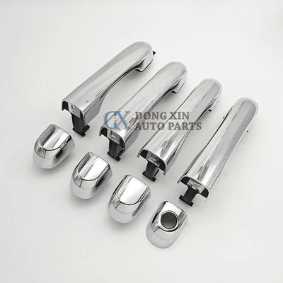 1 Lote Cromo 4 Puertas Manija Puerta Exterior FIT Para Jeep Renegade BU 2015-2023 Foto 1 de 4