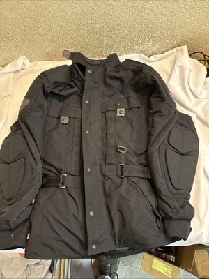 Jaqueta de motocicleta pesada acolchoada First Gear masculina Kilimanjaro Hypertex tamanho XL  - Imagem 1 de 4