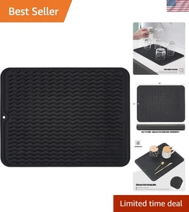 Multifunktionale Silikon Geschirr Trocknen Matte - 16" x 12" Rutschfest & Spülmaschinenfest - Bild 1 von 9