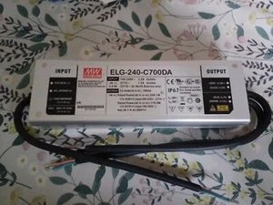MEAN WELL - ELG-240-C700DA - Power supply: switched-mode, Communication: NEW - Picture 1 of 5