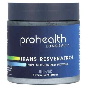 2 X ProHealth Longevity, Trans-Resveratrol, Pure Micronized Powder, 30 g - Picture 1 of 2