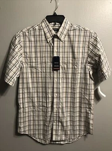 Arrow HERREN geknöpftes Shirt klein grau kariert (TW-4131) - Bild 1 von 6