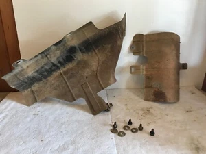 Can Am Outlander Xt 400 2010 Exhaust Heat Shields With Bolts Used - Picture 1 of 12