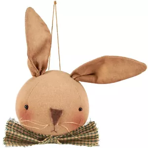 Primitives By Kathy Bow Tie Bunny Ornament Rabbit Rustic Easter Spring Decor - Picture 1 of 4