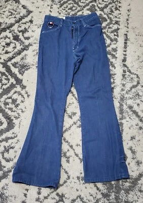 Vintage 1970s MANN denim Bell Bottoms  - Image 1 of 4
