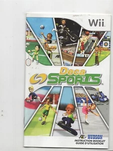 Deca Sports Nintendo Wii MANUAL ONLY Authentic NO TRACKING - Picture 1 of 1
