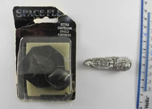 CASTELLAN SHIELD FORTRESS Metal Space Fleet pre flotta da battaglia nave gotica 1991 I1 - Foto 1 di 3