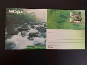 AEROGRAMME BY AIR MAIL BARRINGTON TOPS NATIONAL PARK - Picture 1 of 1