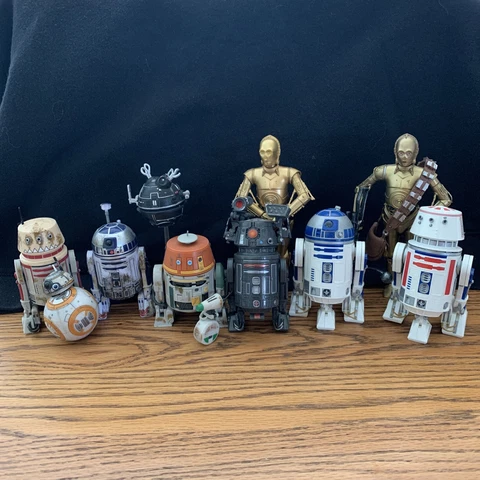 Hasbro Star Wars Black Series Droid Lot (2 Bandai) Used - See Description Cover
