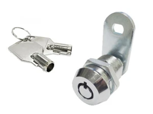 3/8" Tubular Cam Lock replacement 1 key pull 90 degree turn Toolbox KA - Picture 1 of 4