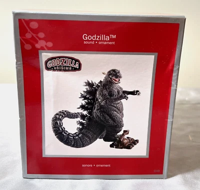 Godzilla Origins Sound Ornament American Greetings Carlton Cards Heirloom READ - Image 1 of 4