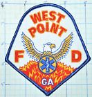 GEORGIA, WEST POINT FIRE DEPT RESCUE EMERGENCY PATCH
