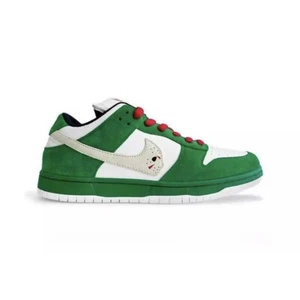 Warren Lotas Jason Dunk Low Toxic Green Size: 8 - FAST FREE SHIPPING - Picture 1 of 7