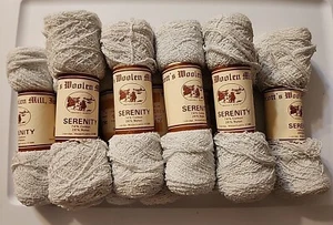 Scott's Woolen Mills Lot of 11 Grey 2 oz. Skein Cotton/Nylon Yarn Vintage U.S.A - Picture 1 of 6