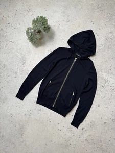 The Koople Wool Hooded Zip Sweater Men Size S Blue - Picture 1 of 18