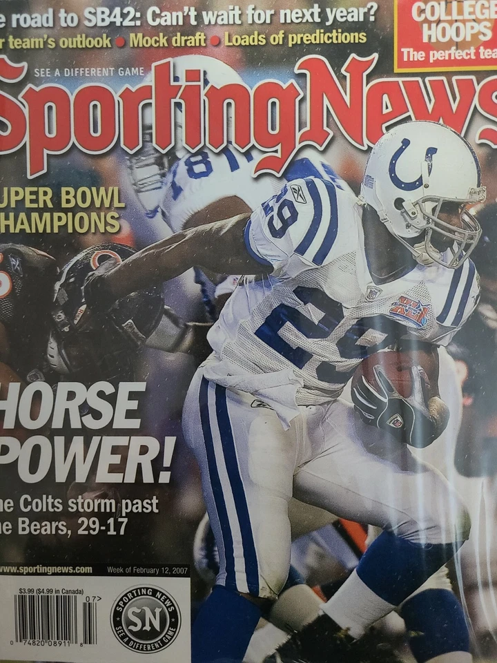  Indianapolis Colts Sporting News Super Bowl  Newsstand Edition  - Image 1 of 1