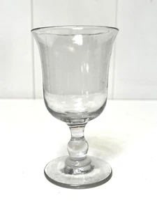 ALTES TULPENGLAS AUS MUNDGEBLASENEM GLAS 19. Jh. - Bild 1 von 9