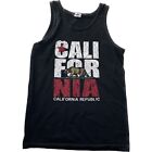 California Republic Mens Tank Top Vintage California Tank Cali Flag Cali Bear S