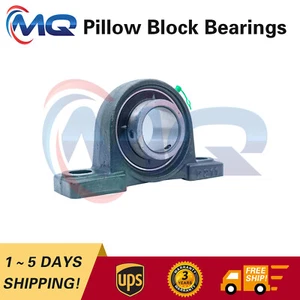1*Premium UCP211-32 Rodamiento de bloque de almohada de base sólida 2" orificio autoalineamiento 2 pernos - Imagen 1 de 6