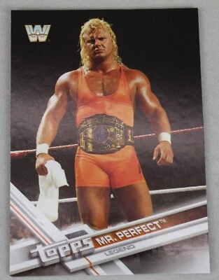 Tarjeta coleccionable de lucha libre Mr Perfect WWE Topps Raw Smackdown AEW WWF #192 Foto 1 de 2
