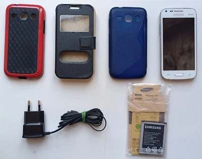 Samsung Galaxy Core Plus SM-G350 Usato Con Cover Caricabatterie E Batteria Extra - Immagine 1 di 4