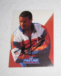 1991 Steve Atwater Pro Line Profiles Auto SP Full Autograph JSA Denver Arkansas - Picture 1 of 3