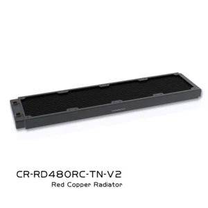 Bykski 30mm Thick 48cm Copper Single Row Radiator For 12cm Fan CR-RD480RC-TN-V2 - Afbeelding 1 van 16