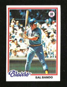 1978 Topps BASEBALL #265 SAL BANDO NRMINT MILWAUKEE BREWERS (SB1) - Picture 1 of 1