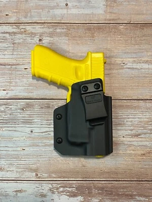 GUN & FLOWER Kydex IWB Holster for Glock 17/19 (X) with Streamlight TLR-6, RH, Conceal Carry