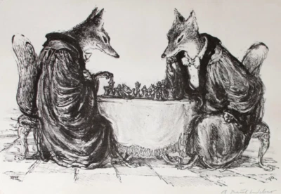 LLL! "Die Anwälte" Schach Geschenk Kanzlei Gericht  Strafrecht A. PAUL WEBER - Bild 1 von 2