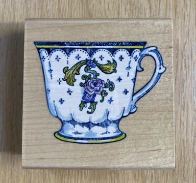 Taza de té China montaje en madera Stampendous Foto 1 de 3