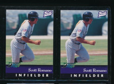 Lot (2) 1997 Best #27 Scott Romano St. Petersburg Devil Rays (FS74) SWSW6